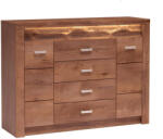 TEMPO KONDELA Komód, Világos Kőris, Infinity I-07 - fizz