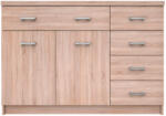 TEMPO KONDELA Komód 2D5S, Sonoma Tölgy, Topty Typ 22
