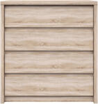 TEMPO KONDELA Komód 4S, Sonoma Tölgy, Norty Typ 21