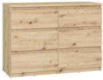 FORTE Комод с чекмеджета MAO, дъб artisan (FR0038)