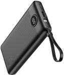 VEGER Power Bank Veger C10-10000 mAh Micro + Typ C + Lightning 8 -PIN Fekete