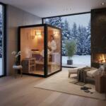 Coloana Sauna finlandeza din lemn Hemlock Premium Home Spa (2100000071043)