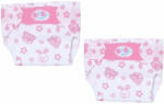 Zapf Creation Baby Born, scutece pentru papusi, alb-roz, 2 buc