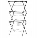  Álló Függőleges Ruhaszárító Keskeny Full Black Fekete Összecsukható Arlux (CDR_X_21_BB) Ruhaszárító