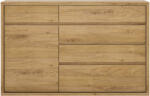 TEMPO KONDELA Komód, Shetland Tölgy, Sheldon Typ 42 - fizz