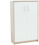 TEMPO KONDELA Szekrény, Sonoma Tölgy/Fehér, Johan 2 New 13 - fizz