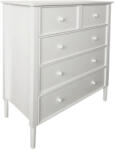 TEMPO KONDELA Komód, Fehér, Teana