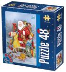 D-Toys Puzzle 48 Piese, Mos Craciun, D-toys (TOY-75574) Puzzle