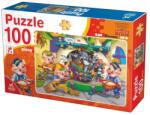 DEICO Puzzle Copii, 100 de Piese, Cei 3 Purcelusi, + 7 ani, Deico (TOY-61492) Puzzle