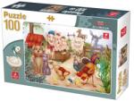 DEICO Puzzle Copii, 100 de Piese, Animale Domestice, + 4 ani, Deico (TOY-76502) Puzzle