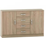 TEMPO KONDELA Kombinált Komód, Tölgy Sonoma, Betty 2 Be02-019-00