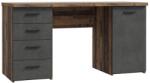 Forte Íróasztal ARENO barna/grafit MT926-C943 (FR0072)