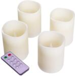 Nexos Dekoratív LED készlet 4 adventi gyertya fehér (DK49072)