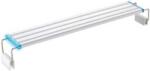 Szerber LED MS50 akvárium világítás fehér és kék LED izzókkal (Alumínium lámpatest: 48.5 cm ~ 50-60 cm széles akváriumhoz | 16.5 W | Fényerő kb. 880 lumen)