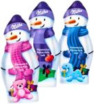 Milka hóember figura többféle változatban 50g