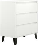 TEMPO KONDELA Komód, Fehér, Bogan 3S70