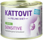 KATTOVIT Feline Diet Sensitive konzerv macskaeledel pulyka 12x185g
