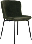 House Nordic Maceda Étkezőszék, buklé, sötétzöld, fekete lábak (1001137) - geminiduo