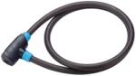 BBB Cycling BBL-32 Powersafe kulcsos sodronyzár, 12 mm x 100 cm, fekete