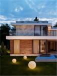 Nova Luce Pitic MOON Alb Textura Resign & Alb Baza cu Spike LED · E14 · 1x5 Wat 220-240 Volt IP65 Fara bec (NV9186718)