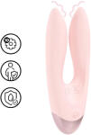 Loveline Amour - vibrator dublu braț - stimulare dublă - silicon roz (8714273058522) Vibrator