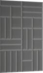 ELTAP Quadratta 120x195 kárpitozott panel, szürke - sprintbutor
