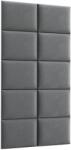 ELTAP Quadratta 100x200 kárpitozott panel, szürke - sprintbutor