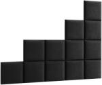 ELTAP Quadratta 200x160 kárpitozott panel, sötétszürke - sprintbutor