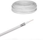 Cabletech Koax kábel réz fehér 7, 1mm, /méter (KAB0014)