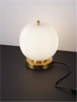 Nova Luce Veioza LATO Alama aurie Metal & Opal Sticla LED E14 1x5W 230V IP20 Fara bec Lungime cablu: 160 cm (NV9624084)