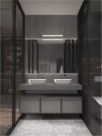 Nova Luce Corp de iluminat pentru baie WILLOW Nisipiu Alb Aluminiu & Acrylic LED 12 Wat 230 Volt 1174Lm 3000K IP44 (NV787014)