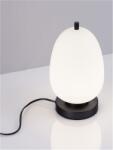 Nova Luce Veioza LATO Negru Metal & Opal Sticla LED E14 1x5W 230V IP20 Fara bec Lungime cablu: 160 cm (NV9624089)