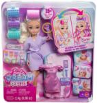 Mattel Set de joaca cu papusa Barbie Malibu, Dream Besties, Get Ready with Me, JGG38 Papusa Barbie