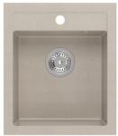 Quadron 1378 - Quadron JOHNNY 100 gránit mosogató (430x500 mm, 1 medence ) pearl beige (1378)