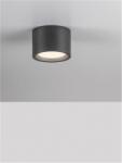 Nova Luce Plafoniera FOCUS Inchis Gri Aluminiu Sticla Diffuser Gx53 7 Wat 423.8Lm 3000K 220-240V 50Hz Beam Angle 77o IP54 (NV752463)