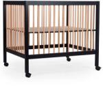 CHILDHOME Tarc Childhome 97 cu roti 75x95 cm MDF Natural Negru (CH-PA97BN) - ookee