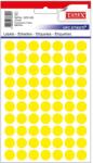 Tanex Etichete autoadezive rotunde, 13 mm, 350 buc/set, galben, TANEX (TWOFC129Y)