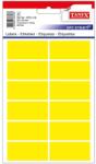Tanex Etichete autoadezive, 23x50 mm, 60 buc/set, galben, TANEX (TWOFC118Y)