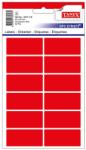 Tanex Etichete autoadezive, 23x50 mm, 60 buc/set, rosu, TANEX (TWOFC118R)