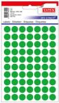 Tanex Etichete autoadezive rotunde, 13 mm, 350 buc/set, verde, TANEX (TWOFC129G)