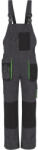 TOP Nadrág kantáros (100%pamut) TOP GREEN 100 BIBPANTS, green, 5XL (TOP_GREEN_100_BPANTS-5XL)
