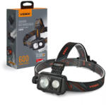 Videx LED fejlámpa újratölthető akkumulátorral 5000K Videx (LEDM VLF H189)