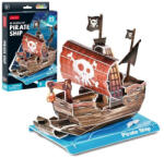 CubicFun 3D puzzle mini kalózhajó 22 db-os