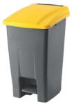  Planet Szemetes kuka pedálos műanyag 50 literes antracit/sárga UP227-214 - delfinbuvar