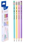 Deli Creion grafit cu guma MACARON DELI (DLEC025HB)