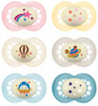 MAM Játszócumi Original night, Világítós, megújult! szilikon lapított (méret: 3) 16+ hó - perfectlife