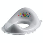 MALTEX WC szűkítő Szürke, színes állatkák, tappancsos - perfectlife