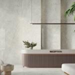 Alaplana Gresie tip placa Alaplana Maxitech Taj Mahal Cream RC Rectificata Lucioasa 120x280 cm grosime 6 mm