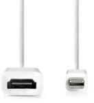Nedis kábel CCGB37650WT02 mini displayport dugó - HDMI aljzat adapter (CCGB37650WT02)