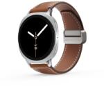 DUX YA Curea din piele pentru Samsung Galaxy Watch8 / Watch8 Classic / Watch9 maro